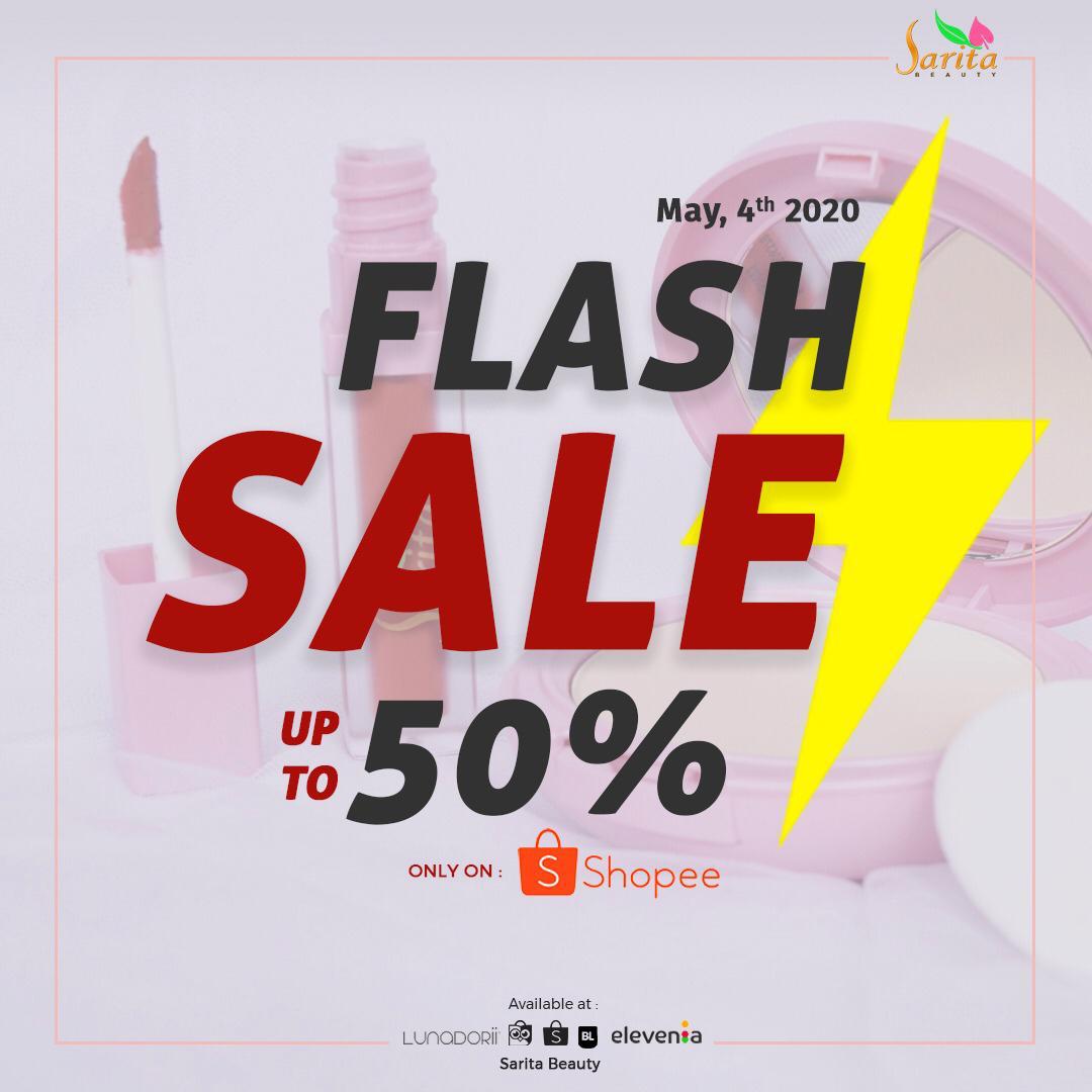Flash Sale Ramadan Sarita Beauty di Shopee, Diskon 45 Persen